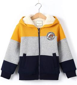 img 3 attached to Sherpa Fleece Jacket Spring Sweatshirt Boys' Clothing : Fashion Hoodies & Sweatshirts