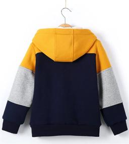 img 2 attached to Sherpa Fleece Jacket Spring Sweatshirt Boys' Clothing : Fashion Hoodies & Sweatshirts