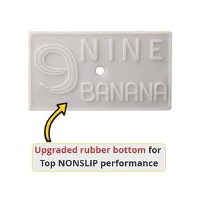 img 2 attached to 🍌 NINE BANANA Nonslip Baby Gate Wall Protector - Sturdy, Stylish Matte White Design (4Pack x 1Set)