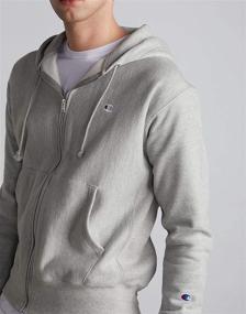 img 2 attached to Champion LIFE Reverse Full Zip Hoodie: Men's Active Clothing at its Finest