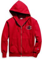 champion life reverse full zip hoodie: men's active clothing at its finest logo