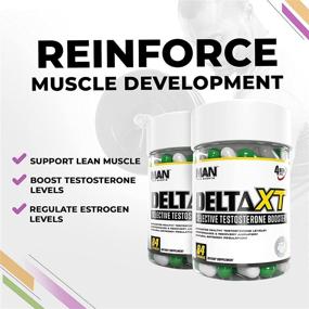 img 2 attached to 💪 Boost Testosterone Levels, Regulate Estrogen, and Support Lean Muscle with Man Sports Delta-XT - 84 Capsules - Training Supplements to Reduce Recovery Time