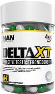 💪 boost testosterone levels, regulate estrogen, and support lean muscle with man sports delta-xt - 84 capsules - training supplements to reduce recovery time logo
