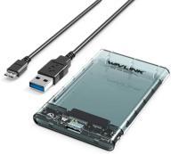 💾 wavlink внешний корпус для жесткого диска sata 2,5 дюйма hdd/ssd с интерфейсом usb 3.0, поддержка функции uasp, максимальная емкость 4 тб, без необходимости использования инструментов логотип