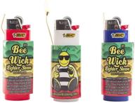 bee wick hemp wick dispenser/lighter sleeve 3 pack! (convenient 8 ft each) logo