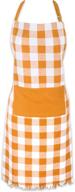 👩 dii adjustable fringed heavyweight kitchen apron логотип