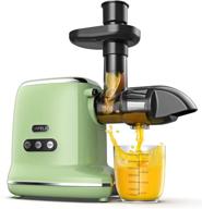 🥦 orfeld cold press juicer | 90% juice yield | purest juice | easy cleaning | quiet motor | slow masticating juicer for vegetables and fruits (green) logo