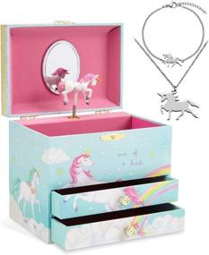 img 4 attached to Jewelkeeper Unicorn Music Little Jewelry Storage & Organization in Jewelry Boxes & Organizers