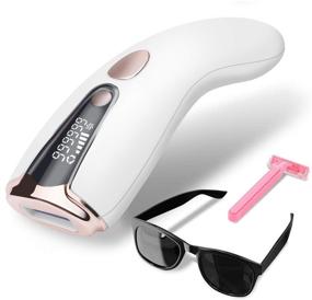 img 4 attached to 💇 Upgraded Laser Hair Removal Device for Women and Men - 999,999 Flashes IPL Hair Remover for Facial and Whole Body