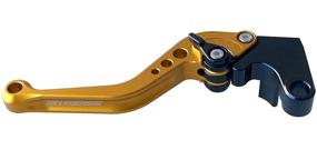 img 3 attached to 🏍 Premium CNC Motorcycle Brake and Clutch Levers for YZF R6 2005-2015, YZF R1 2004-2008 - Gold