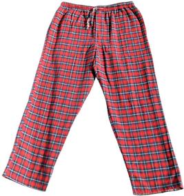 img 3 attached to Brave Cotton Flannel Checkered Medium Men's Clothing in Sleep & Lounge