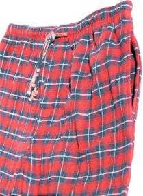 img 1 attached to Brave Cotton Flannel Checkered Medium Men's Clothing in Sleep & Lounge