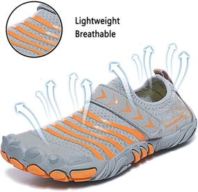 img 2 attached to Quickshark Girls' 👟 Athletic Barefoot Lightweight Sandals Sneakers