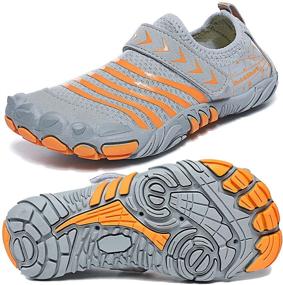 img 4 attached to Quickshark Girls' 👟 Athletic Barefoot Lightweight Sandals Sneakers