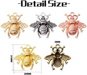 img 2 attached to Honeybee Pendants Pendant Accessory 21Mm×20Mm