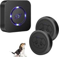 efficient potty training: evernary dog door bell - wireless touch button doggie doorbell with waterproof dog bells, receiver & transmitters логотип