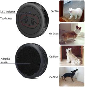 img 2 attached to Efficient Potty Training: EverNary Dog Door Bell - Wireless Touch Button Doggie Doorbell with Waterproof Dog Bells, Receiver & Transmitters