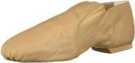 bloch elasta bootie tan medium women's shoes logo