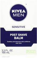 🪒 nivea for men sensitive post shave balm - 3.30 oz (2 pack): optimize your shaving experience logo