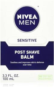 img 2 attached to 🪒 NIVEA FOR MEN Sensitive Post Shave Balm - 3.30 oz (2 Pack): Optimize Your Shaving Experience