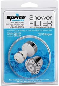 img 1 attached to 💧 Sprite Slim-Line (SLC) Blue Shower Filter Replacement Cartridge for Enhanced Water Purification