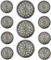 bezelry openwork flowery engraving buttons logo