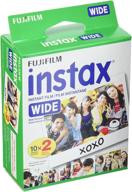 📷 fujifilm 20-ins200kit instax wide film 200 image kit: enhance your photography with high-quality prints logo