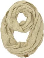 🧣 winter matching unisex chunky infinity scarves & wraps: must-have women's accessories logo