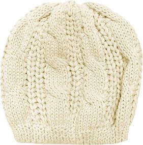 img 2 attached to Cute Cat Ear Cable Rib Knit Hat Cap 🐱 Beanie for Women, Men, Girls, Boys, and Teens - v28