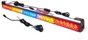 img 4 attached to Xprite 30 Inch UTV RZR LED Chase Strobe Light Bar - Safety Flashing Lightbar for Offroad 4x4 Polaris Can-Am Yamaha SXS ATV Trucks