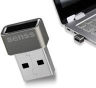 🔒 efficient usb fingerprint reader for windows 10 hello: benss laptop scanner, quick 0.05s login with password-free security logo
