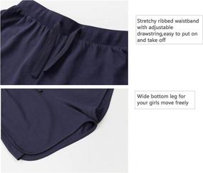 img 1 attached to ALAVIKING Athletic Girls' Clothing and Active Waistband for Running Workouts