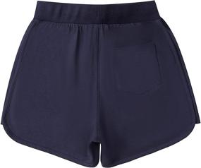 img 3 attached to ALAVIKING Athletic Girls' Clothing and Active Waistband for Running Workouts