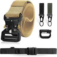 🪝 heavy duty tactical hooks with d carabiner for military men - essential men's accessories for belts logo