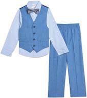 👔 boys' clothing: calvin klein formal suit vest - 4 piece set logo