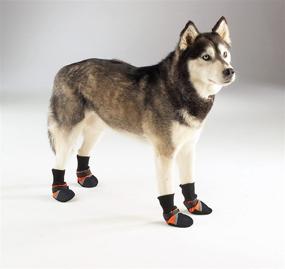 img 1 attached to 🐾 XL Yellow Oxford Boots for Dogs by Guardian Gear