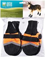 🐾 xl yellow oxford boots for dogs by guardian gear logo