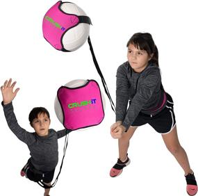 img 1 attached to 🏐 Enhance Your Volleyball Skills with CRUSH iT SPORTS Volleyball Training Equipment - Improve Serving, Spiking, Setting & Arm Swing Like a Pro, Solo Trainer for Beginners - Ideal Volleyball Gift!