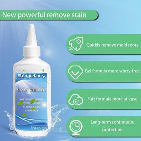 img 3 attached to Mold Remover Gel Household Cleaner for Wall Tiles, Grout, and Bathroom Cleaning - Ideal for Home Kitchen Sinks Cleaning (1 Pack)