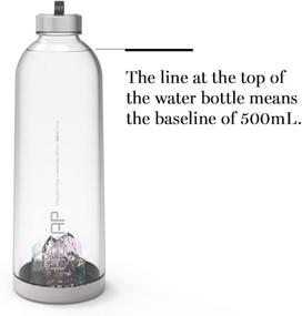 img 1 attached to 🍶 H2CAP Premium Design Bottle - Ultra High Gloss Tritan BPA-Free, 28mm Bottle Neck Size, Non-Toxic