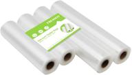 🛍️ freaseit food vacuum sealer bag rolls - bpa free, heavy duty sealer bags for food saver (2x 8&#34;x16.5&#39; & 2x 11&#34;x16.5&#39;) логотип