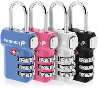 🔒 fosmon approved luggage indicator combination: effortless travel security and convenience logo