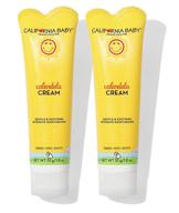 🌼 california baby calendula moisturizing cream - hydrating, gentle for delicate skin, plant-based, vegan-friendly, soothes dry skin on face, arms & body, 1.8oz, 2 pack logo