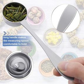 img 2 attached to Romooa Stainless Measuring Tablespoon Stirring Kitchen & Dining