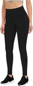 img 2 attached to TQD Pockets Leggings Stretch Control Sports & Fitness for Other Sports
