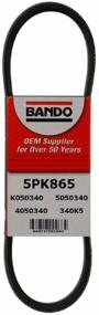 img 2 attached to 🚗 BANDO Drive Belt Set: Compatible with 2.4L Toyota Tacoma 1998-2004, 3-Piece Set for Alternator, Air Conditioner, and Power Steering (4PK870, 5PK865, 4PK1080)