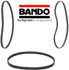 img 3 attached to 🚗 BANDO Drive Belt Set: Compatible with 2.4L Toyota Tacoma 1998-2004, 3-Piece Set for Alternator, Air Conditioner, and Power Steering (4PK870, 5PK865, 4PK1080)