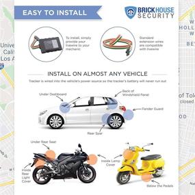 img 3 attached to 🔒 Brickhouse Security LTE LiveWire 4: Battery-Free Vehicle GPS Tracking Device - Subscriptions Required!