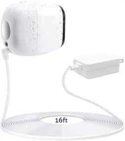 img 4 attached to 🔌 Arlo Pro Outdoor Power Adapter with Quick Charge 3.0, Weatherproof & Long 16.4ft Cable