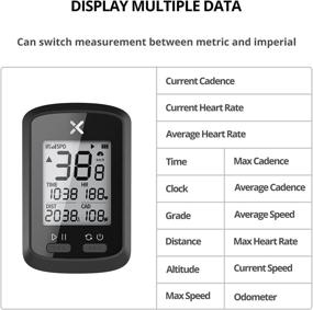 img 2 attached to XOSS G+ Bike Computer with GPS, Bluetooth and ANT+ Technology, Wireless Cycling Speedometer and Odometer with LCD Display, Waterproof MTB Tracker Suitable for All Bikes, Supported by Cover APP